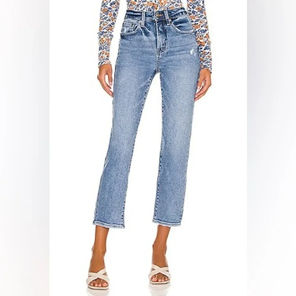 Pistola Jeans Monroe High Rise Slim Cigarette Mirage Blue Denim Size 30